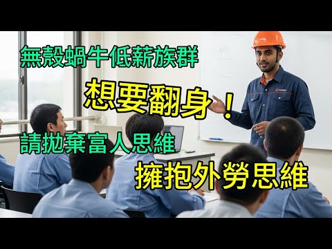 Thumbnail for 月薪三萬五也能翻身？外勞都知道的真相，你還在被騙！低薪買不起房快逃出台灣吧！