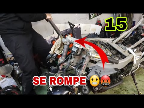 15 💚Rompo semimanillar, desmonto instalación, radiadores de agua aceite etc Kawasaki ZXR 750 H1