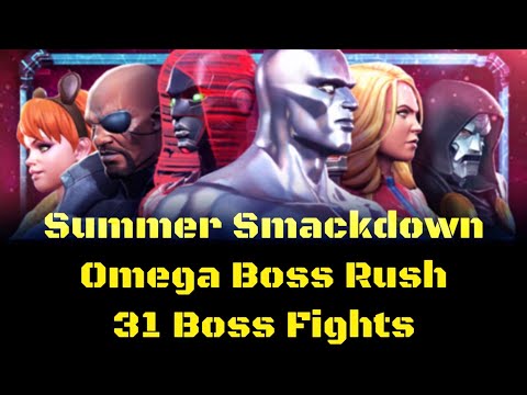 Summer Smackdown Omega Boss Rush Epic Difficulty - Marvel contest of champions