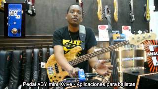 Video thumbnail for Xvive ABY Mini Switch Pedal - Test. by Guitarras y Bajos Xclusivos