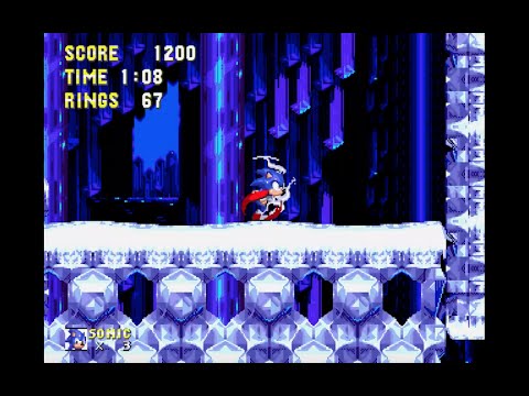 Sonic the Hedgehog 3 Complete: Ice Cap Zone Act 1 (Sonic) [1080 HD]