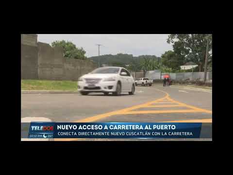 MOP inaugura nuevo acceso vial entre Nuevo Cuscatlán y el Puerto de La Libertad