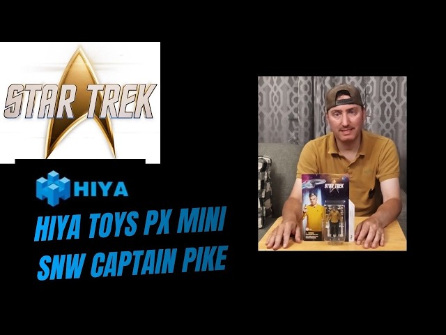 Vídeo relacionado con TOYVERSE HIYA Serie Exquisite Mini Strange New Worlds, Capitán Christopher Pike, Figura de acción Modelo de Personaje de 10,5 cm, Recomendada para Mayores de 15 años