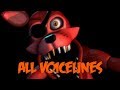 Rockstar Foxy | All Voicelines with Subtitles | Ultimate Custom Night