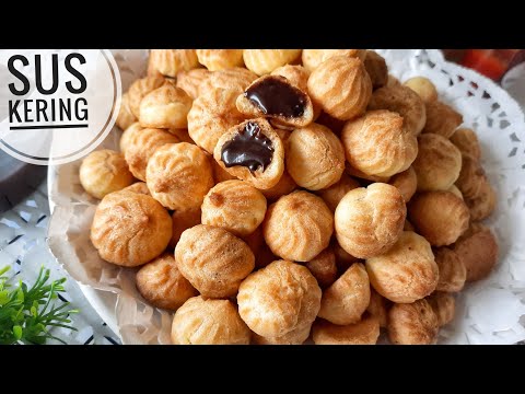 CRISPY DRY SUS CAKE WITH CHOCOLATE FILLING