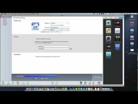 How To Publish in iWeb '09 Without MobileMe (HD)