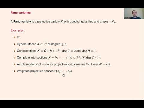 Caucher Birkar | Log Calabi-Yau fibrations