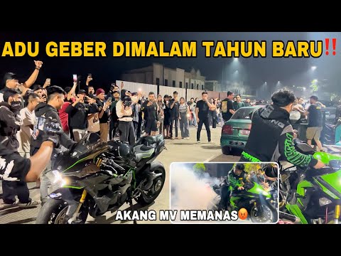 NEW YEAR'S EVE WILL MAKE YOUR EARS EXPLODE‼️NINJA H2 ZX636 DRIVES A CAR