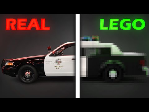 Building the Most Iconic Police Car in LEGO