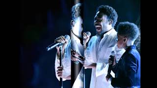Childish Gambino and JD McCrary perform onstage during the 60th Annual GRAMMY Awards in New York Childish Gambino and JD McCrary perform onstage during the 60th Annual GRAMMY Awards in New York
