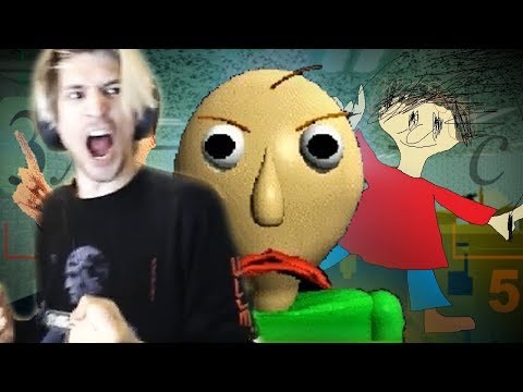 FINALLY BEAT THIS BALD SOB AND LEARNED A LOT! - xQc Plays Baldi's Basics | xQcOW