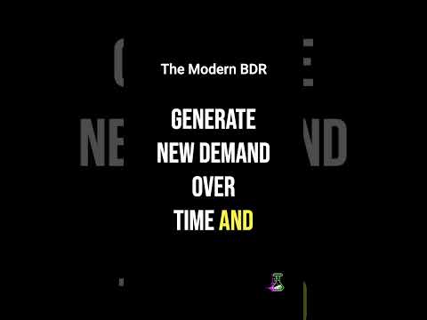 The modern BDR: #b2b #bdr #saas