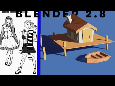 Blender 2.8 (Beta) // Artwork Compilation #1