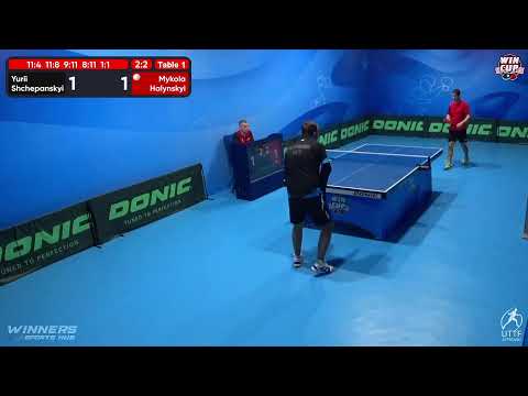 10:30 Yurii Shchepanskyi 3-2 Mykola Halynskyi West 1 WIN CUP 30.10.2022 | TABLE TENNIS WINCUP