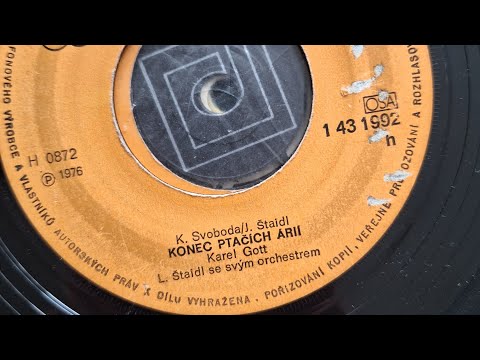 Konec Ptačích Árií - spieva Karel Gott, L. Štaidl so svojím orchestrom / Hrá gramofón Tesla