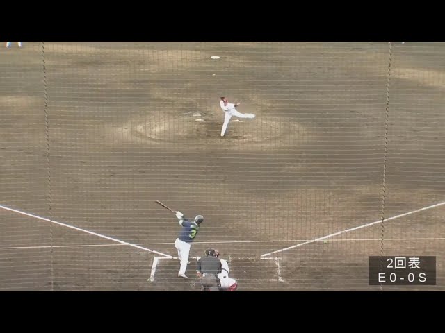 【練習試合】今シーズン先発再転向のイーグルス・松井が2回無失点 2020/2/15 E-S