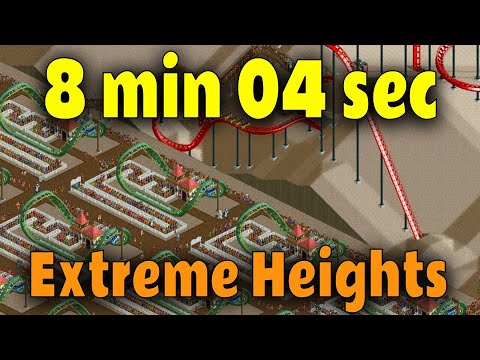 Beating Extreme Heights in 8m 04s - OpenRCT2 speedrun