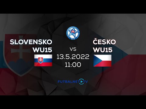 Medzištátny prípravný zápas WU15: Slovensko - Česko