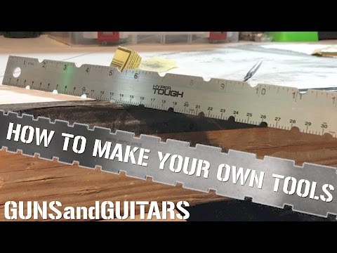 Make pro guitar luthier tools out of stuff you have (Guitar Hack #1)