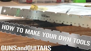 Make pro guitar luthier tools out of stuff you have (Guitar Hack #1)