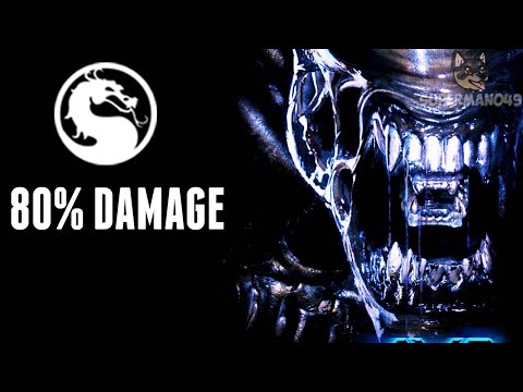INSANE 80% DAMAGE IN 11 SECONDS WITH ALIEN... - Mortal Kombat X: "Alien" Gameplay