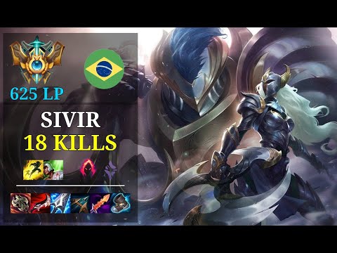 Sivir ADC vs Kai'Sa - 18 kills - 1998Ad BR Challenger (625 LP) Patch 11.4