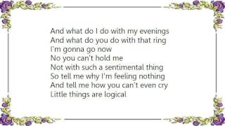 Joe Jackson - Sentimental Thing Lyrics