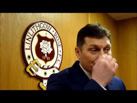 Linlithgow Rose V Thornton Hibs - 14/02/2015 - Interview