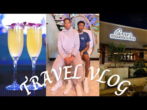 SAN ANTONIO TRAVEL VLOG| GAME NIGHT + LA CANTERA MALL + STEAK DINNER + BRUNCH | DUSTIN AND RHOBERT