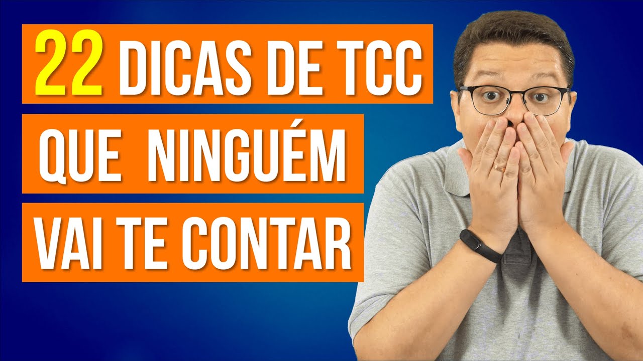 Como fazer um TCC - 22 dicas de TCC que ninguém conta | André Fontenelle