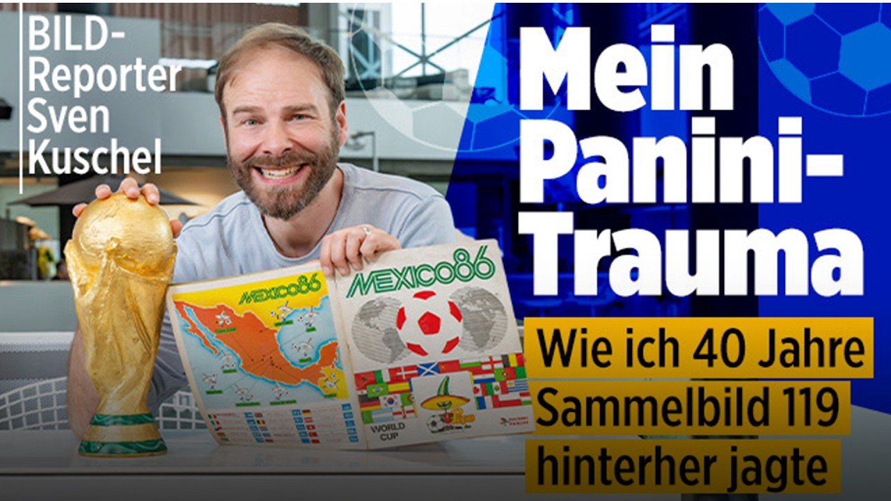 PANINI-HEFT ENDLICH VOLL! Marcel Reif beendet Svens 40 Jahre altes WM-Trauma!