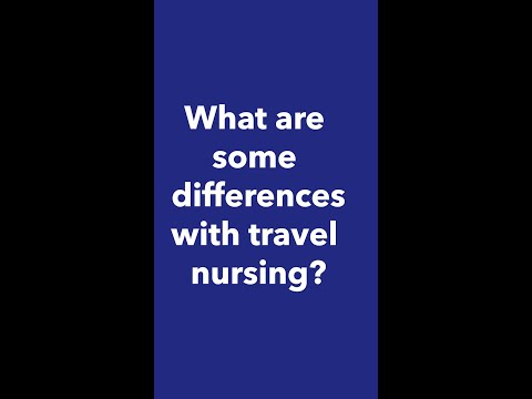 Explaining some of the differences with Travel Nursing | Atlas MedStaff #shorts