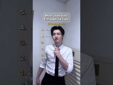 Most Liked Solo Enhypen TikToks (Sunghoon ver.) #kpop #shortsviral  #enhypen #sunghoon #enhypenedit