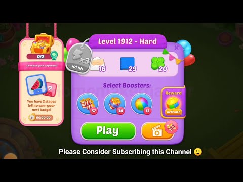 Matchington Mansion NO BOOSTER Level 1912, Level 1913, Level 1914 & Level 1915@Intvo