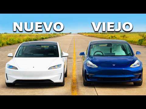 Nuevo Tesla Model 3 Performance vs Viejo: ARRANCONES