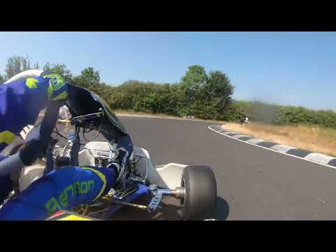 A crash at Fulbeck kart track.