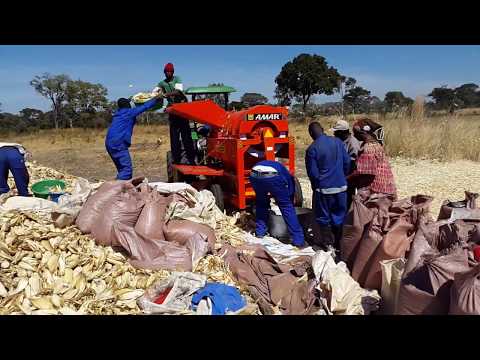Multicrop Thresher-Tractor Model