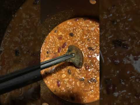 Reheating leftover homemade chili