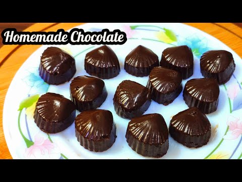 Homemade chocolate Recipe,Easy Chocolate recipe without coconut oil,no cook chocolate recipe