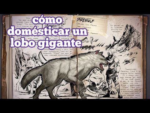 cómo domésticar un lobo gigante fácil y rápido para principiantes en ark Mobile 2022 #33