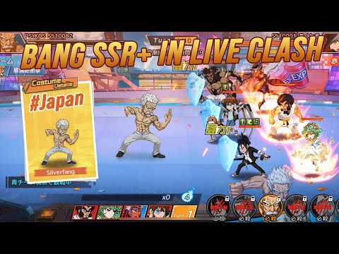 BANG SSR+ In Live Clash #Server Japan | One Punch Man: The Strongest