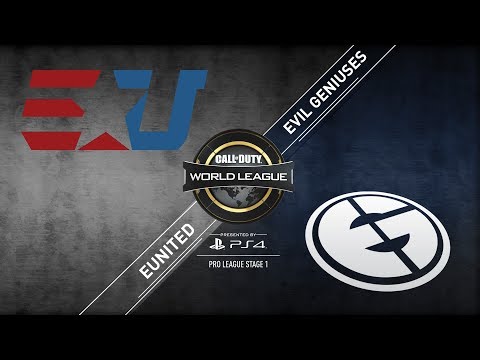 Evil Geniuses vs eUNITED | CWL Pro League | Stage 1 | Week 8 | Day 2