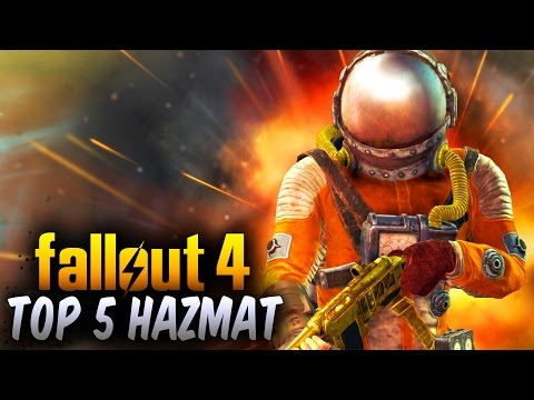 Fallout 4 TOP 5 Best Radiation Suit/Hazmat Suit Locations! (Fallout 4 Armor)