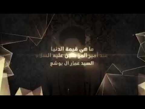 ⁣ماهي قيمة الدنيا عند امير المؤمنين عليه السلام | سيد عمار آل يوشع