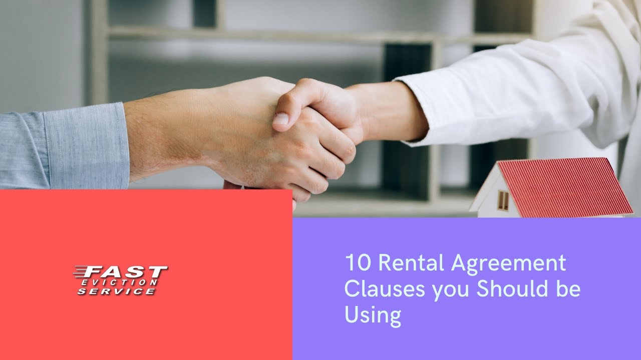 10 Rental Agreement Clauses You Should be Using