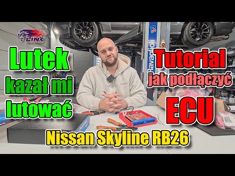 Lutek - Jagodwy lutuje rezystor || Nissan Skyline RB26 podłączenie ECU