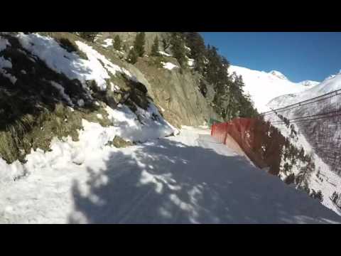 Sledging in Switzerland (Muottas Muragl, St Moritz) on the most amazing track