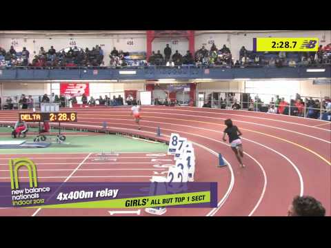 Girls 4x400m Section 2 - New Balance Indoor Nationals 2012