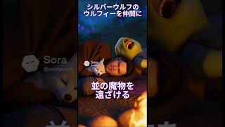 【異世界】シルバーウルフの子ウルフィーを仲間にしてみた #異世界