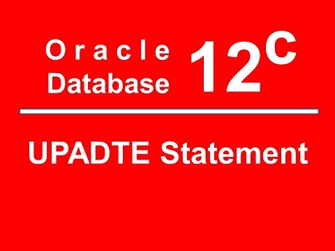 Oracle Sql Plsql 12c Tutorial 14 Update Statement